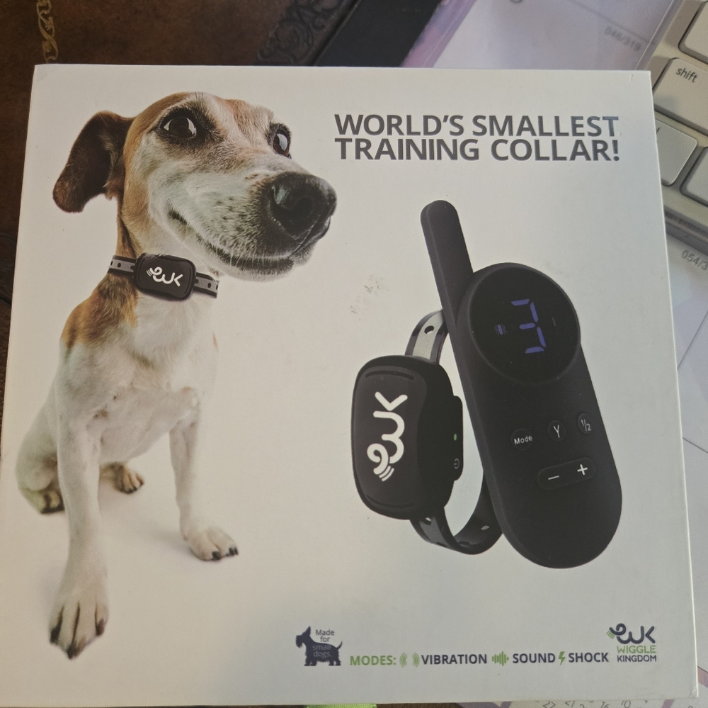 Wiggle Kingdom No Shock Dog Collar, Small